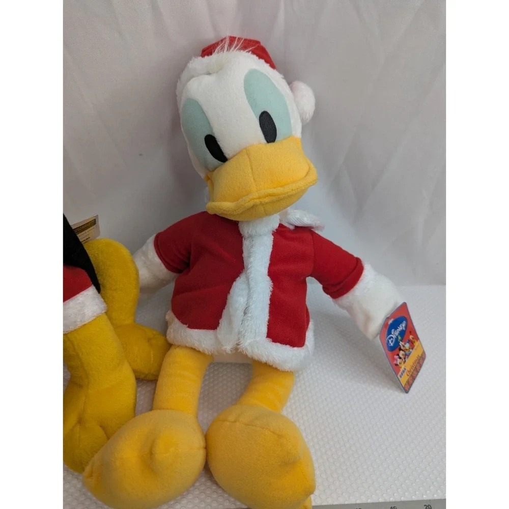 Disney Sega Christmas Plush Donald Duck Pluto Lot Series 1 Stuffed‎ Animal Toy